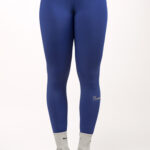High Waist Crossover Leggings - Royal Blue